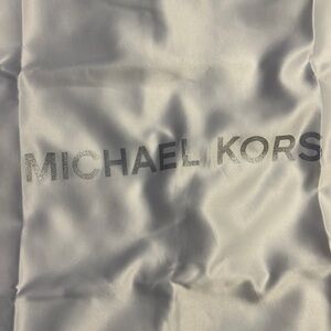 NWT MK XL Silver Dust Bag